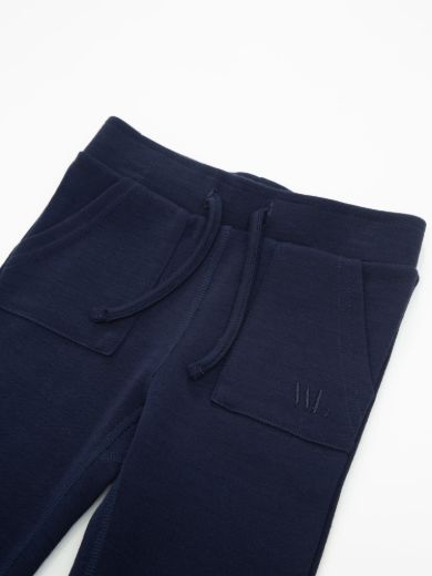 Bilde av WoolLand Høvringen pants baby boy Blue Ink